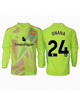 Manchester United Andre Onana #24 Målvakt Replika Borta Kläder 2024-25 Långärmad
